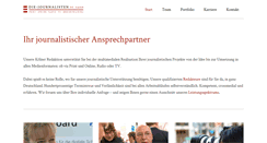 Desktop Screenshot of die-journalisten.de