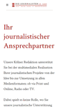Mobile Screenshot of die-journalisten.de